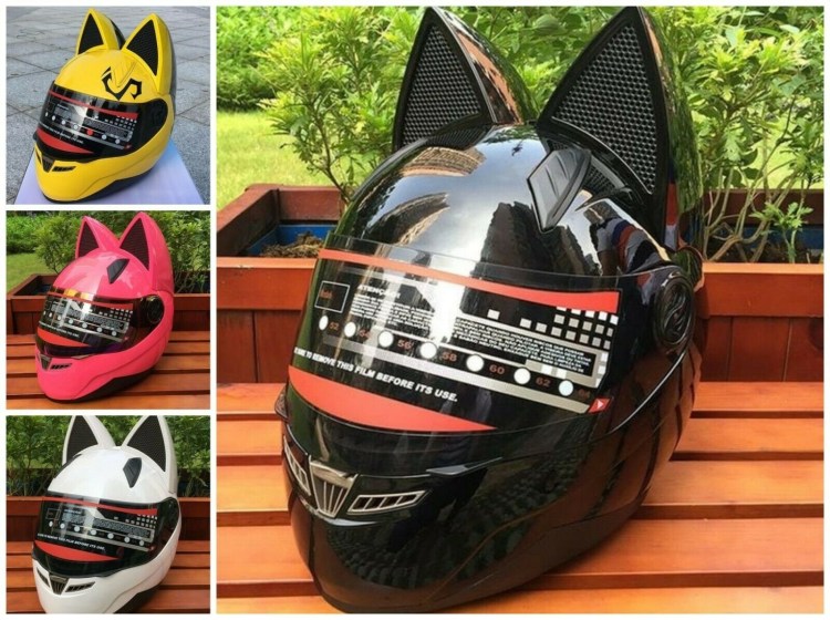 Шапка шлем Cat person