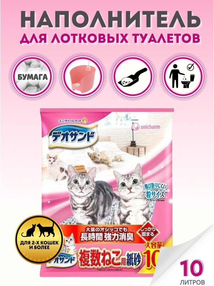 Бумажный наполнитель для кошачьего туалета