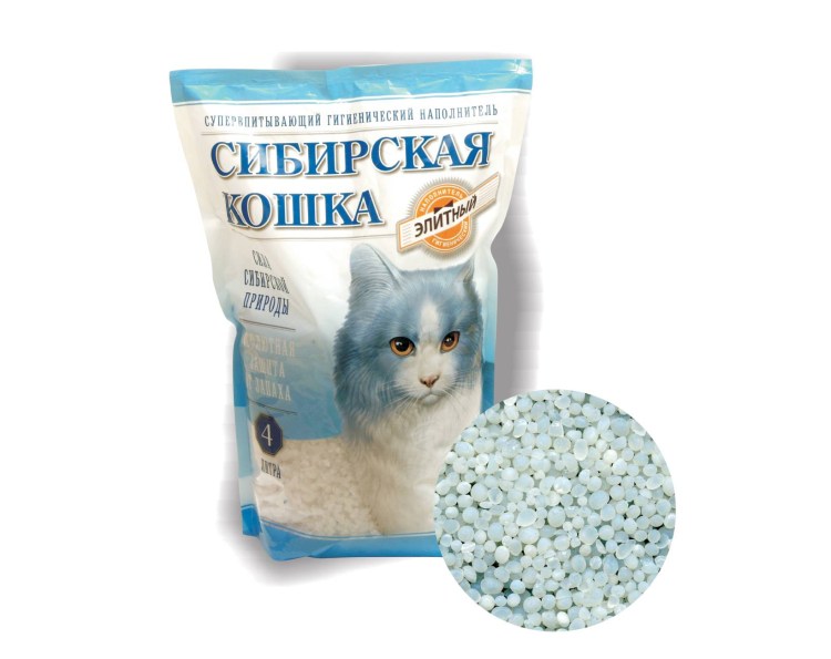 Наполнитель для кошачьего туалета силикагель