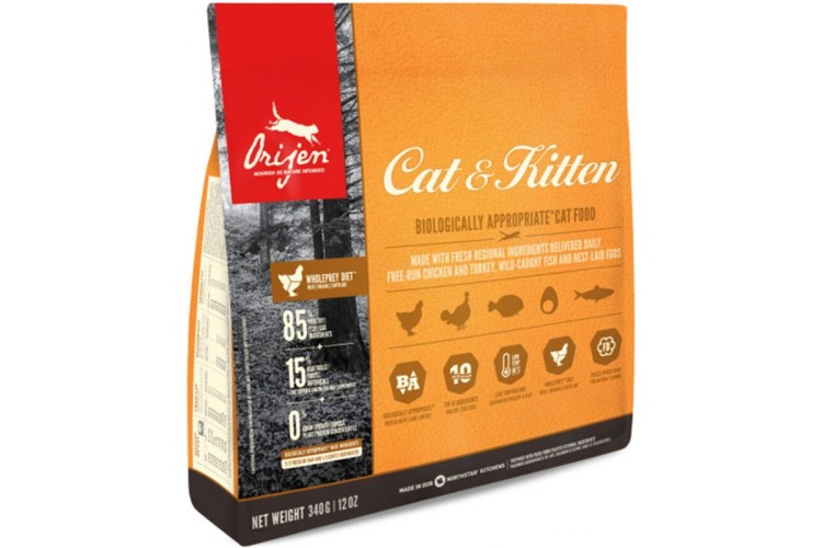 Корм для кошек и котят Orijen Cat & Kitten, 340 г