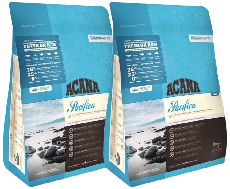 Корм для кошек Acana Regionals Pacifica беззерновой, Рыбное ассорти 1.8 кг