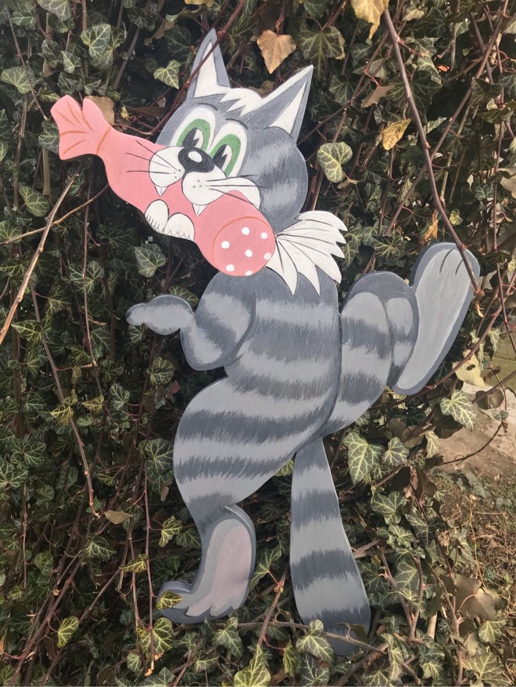 Фигурки из фанеры кот