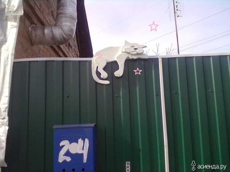 Деревянный кот