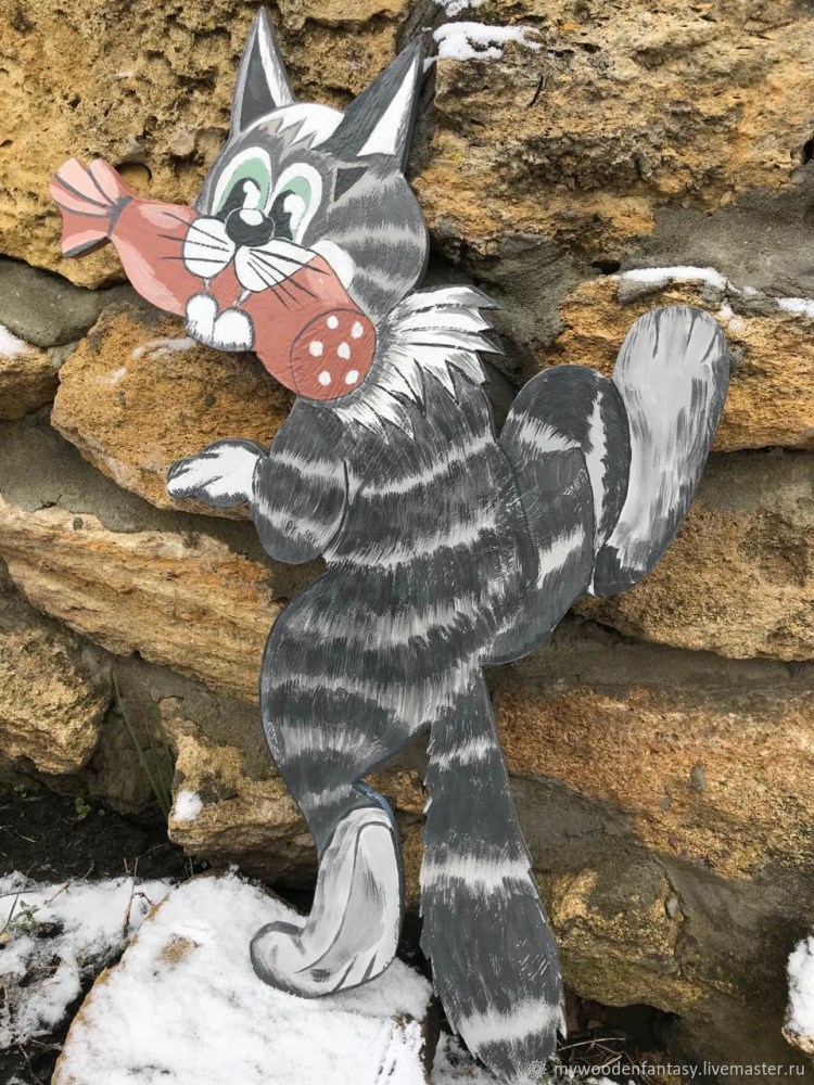 Фигурки для сада кошки