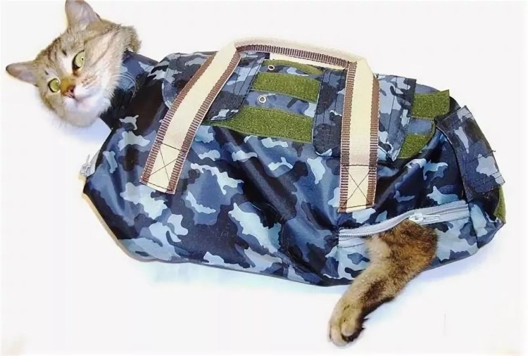 Фиксационная сумка для кошек