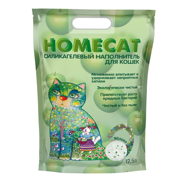 Впитывающий наполнитель для кошек AROMATICAT Premium тоберморитовый