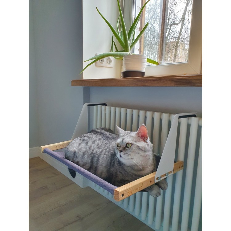 Гамак для кота на батарею