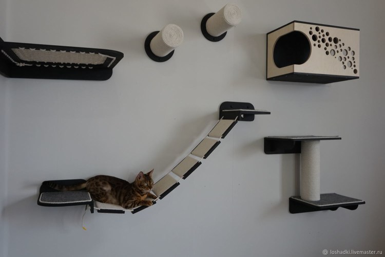 Настенный комплекс для кошек