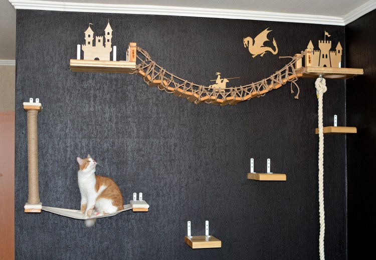 Настенный комплекс для кошек