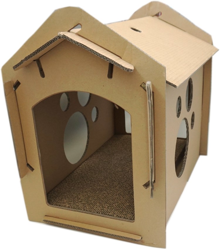 Карточный домик для кошки