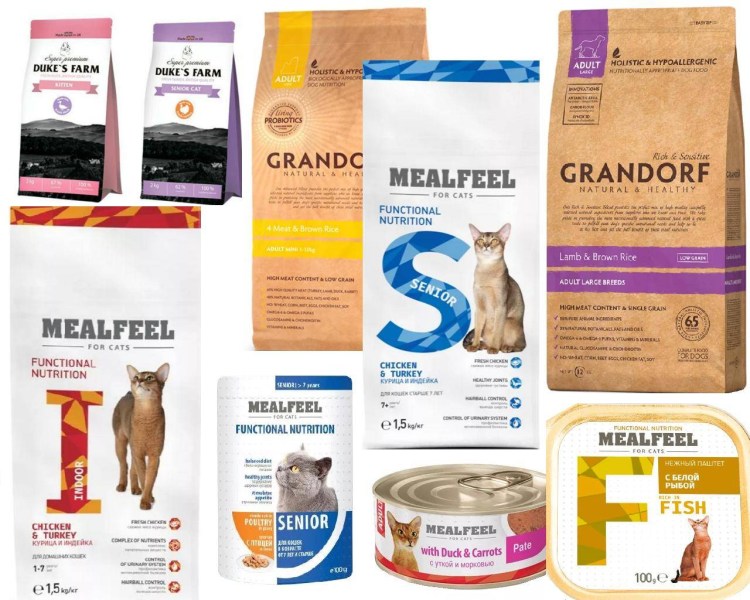 Кошачий сухой корм премиум класса список