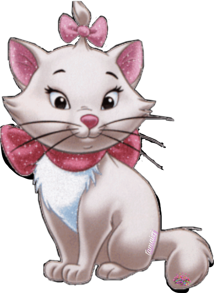 Белая кошечка с микрофоном рисунок