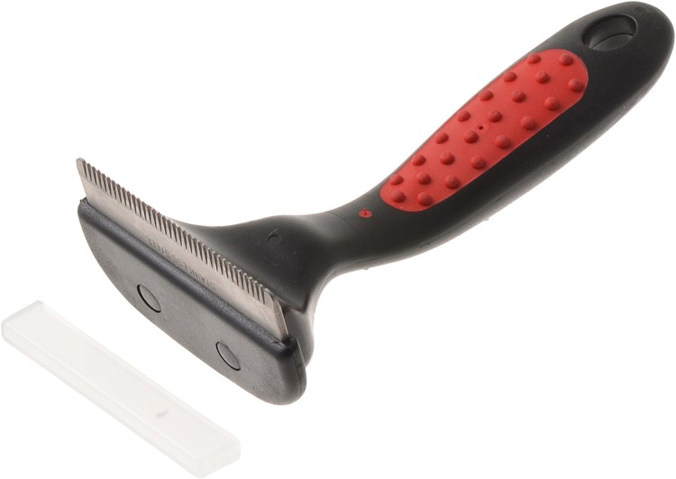 Инструмент для вычесывания подшерстка у собак