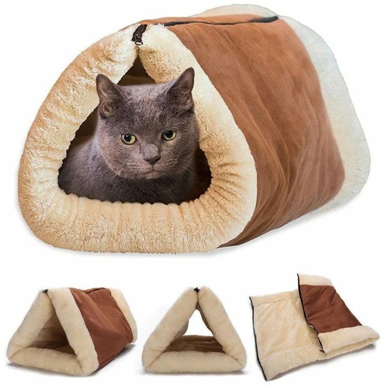 Домик с лежанкой для кошек