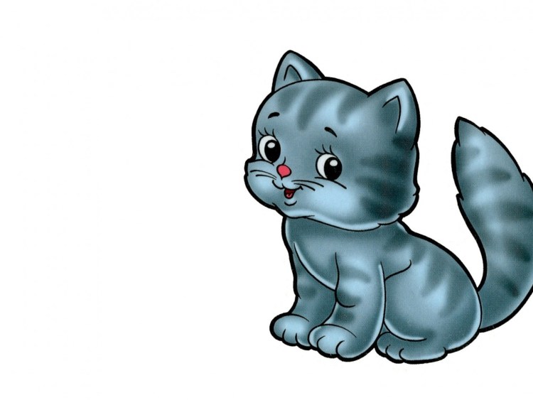 Котенок мультяшный