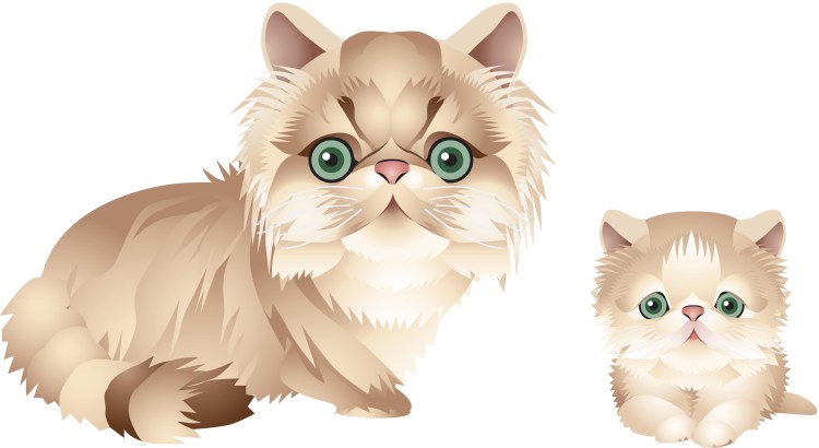 Кошка на шкафчик в детском саду