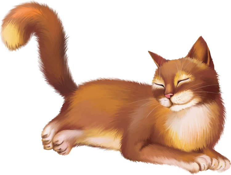 Кошка мультяшка