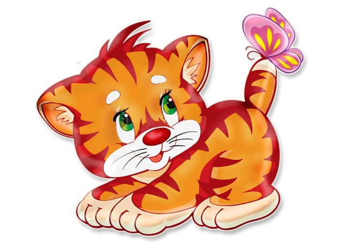 Кошка мультяшка