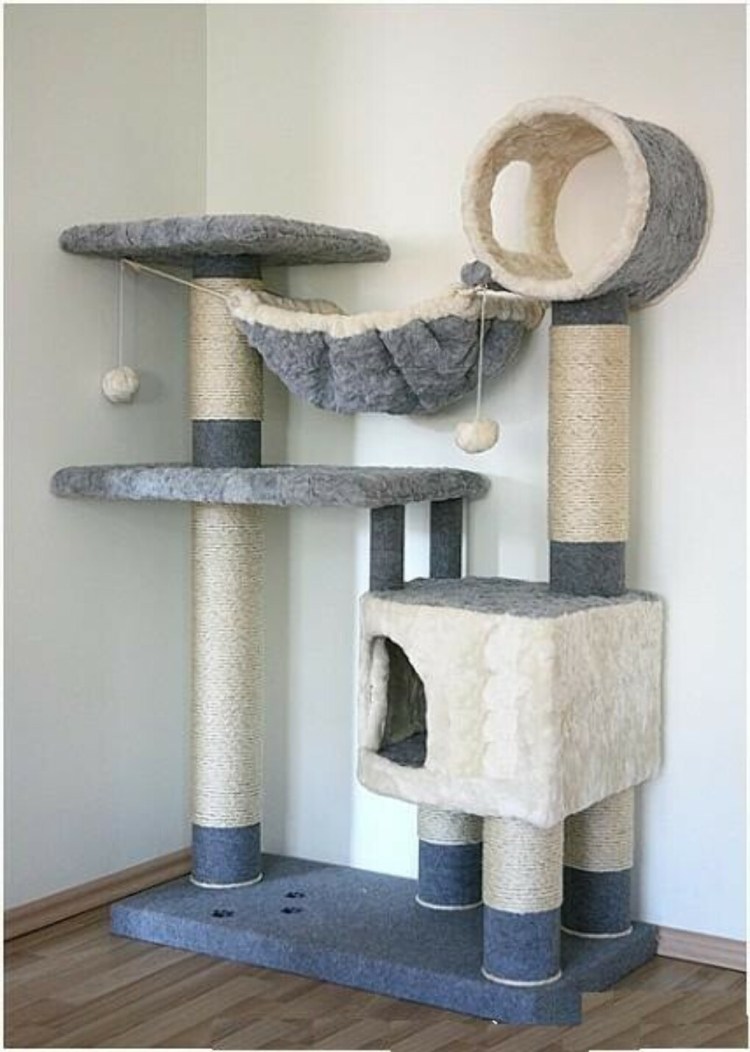 Домик для кошки из коробки