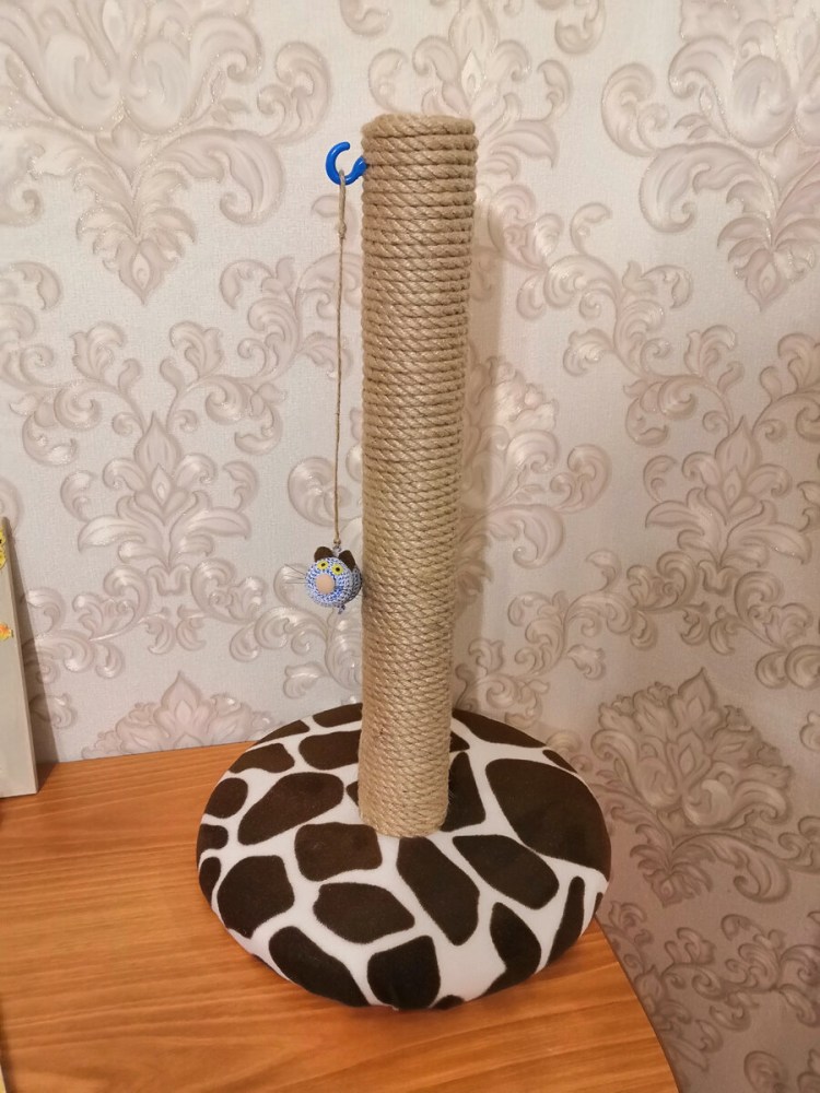 Домик-когтеточка для кошек своими руками