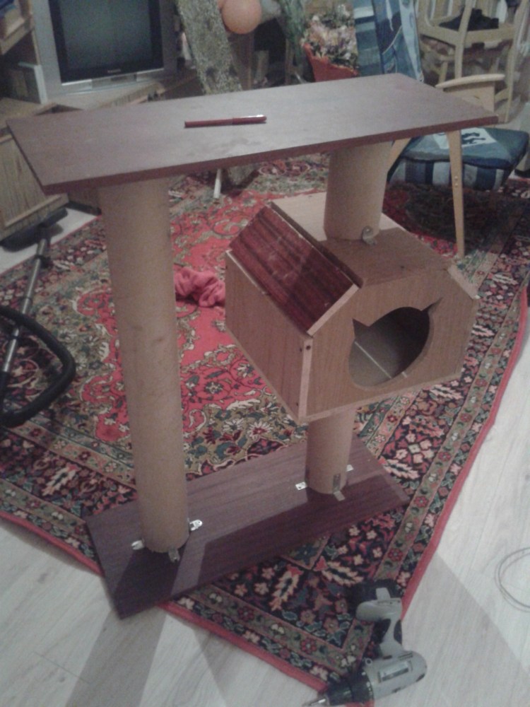 Игровой комплекс ct17 для кошек, 650*570*1240мм