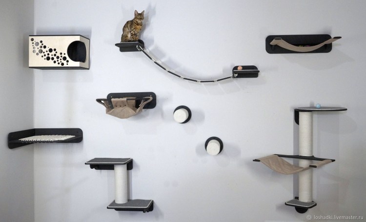 Настенный комплекс для кошек
