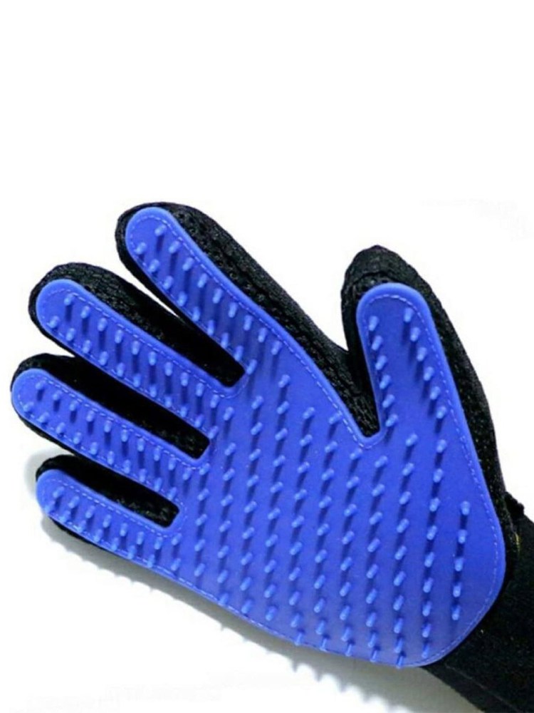 Перчатка для вычесывания шерсти двухсторонняя