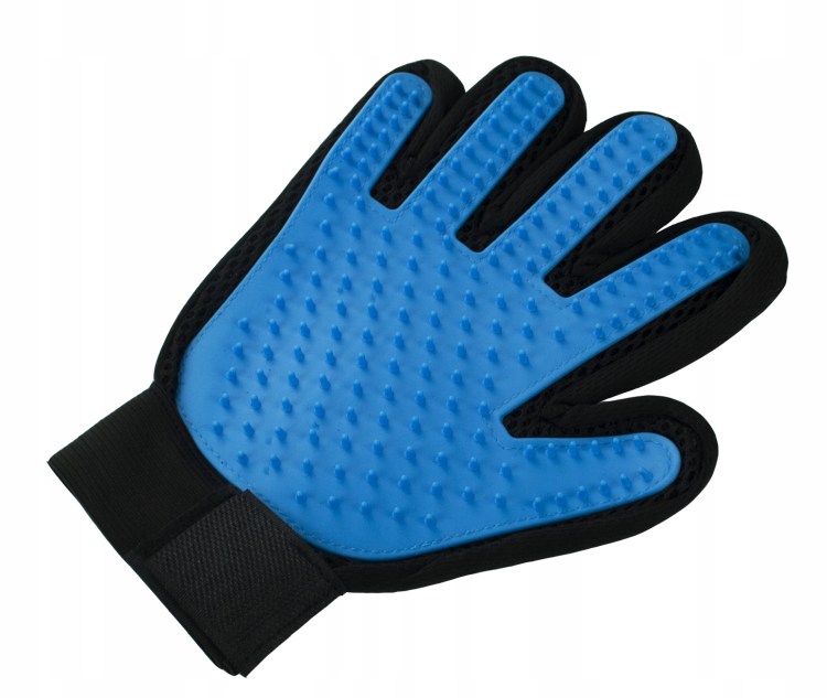 Перчатка-щетка д/вычесывания шерсти животных na1857(200)