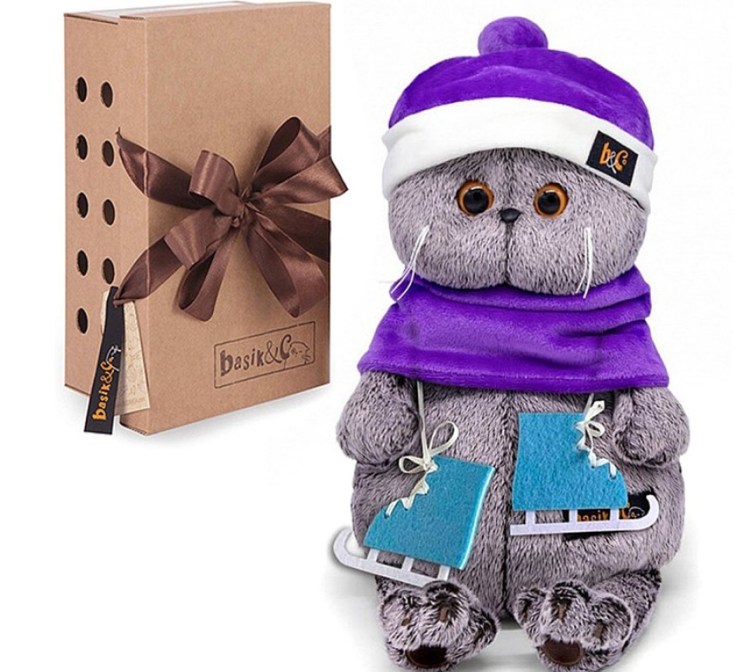 Кошечка Лили в синем платье 24 см