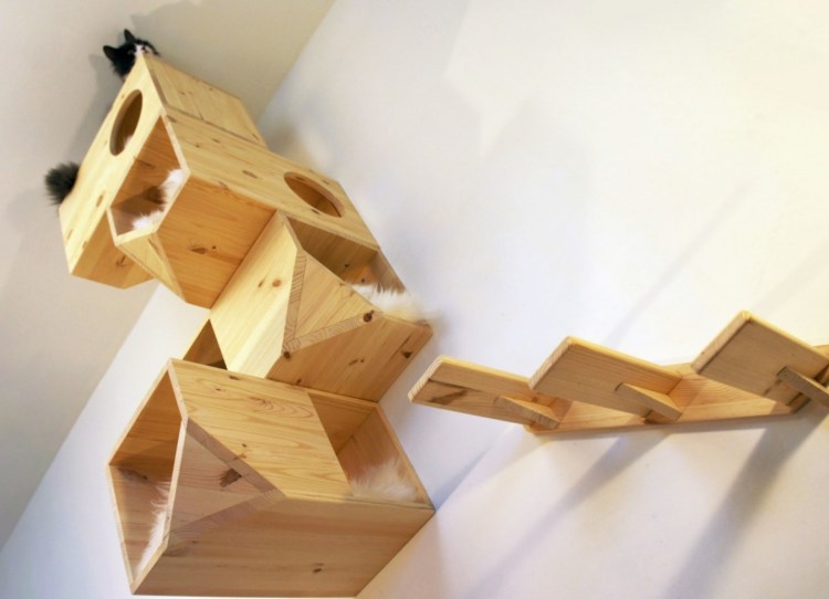 Настенный игровой комплекс для кошек