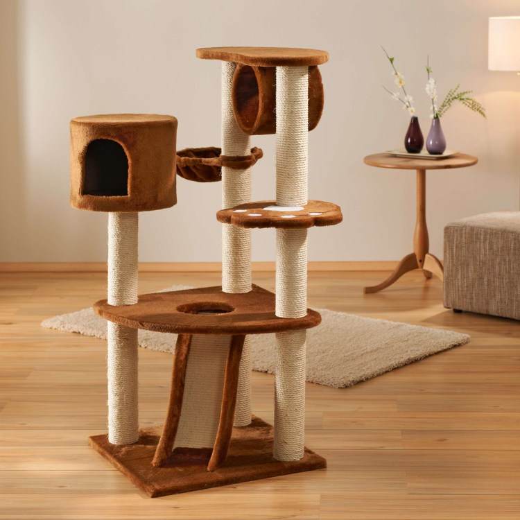 Кошачий домик высокий