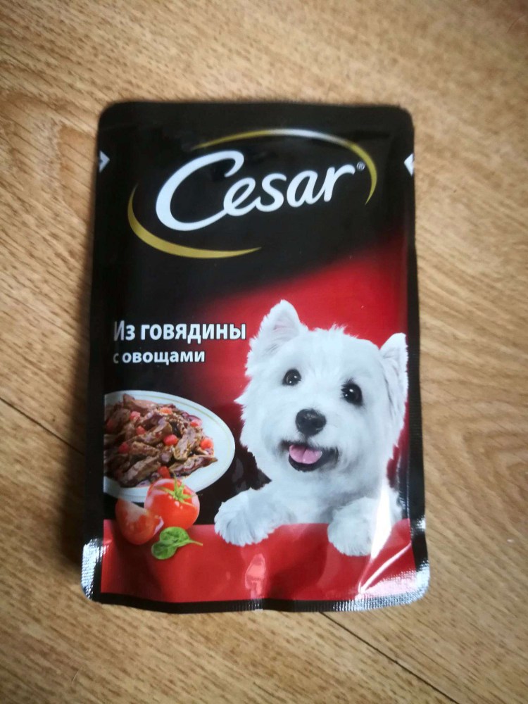 Корм для собак Cesar ягненок в сырном соусе 100г