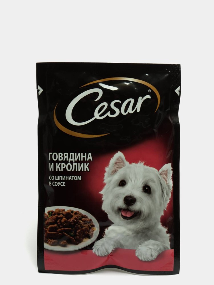 Собачий корм Цезарь