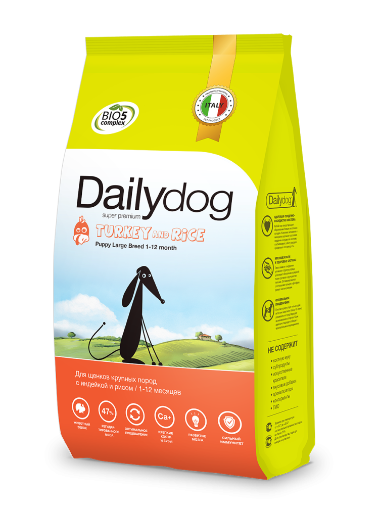 Корм для собак Dailydog (3 кг) Senior Medium large Breed Chicken and Rice