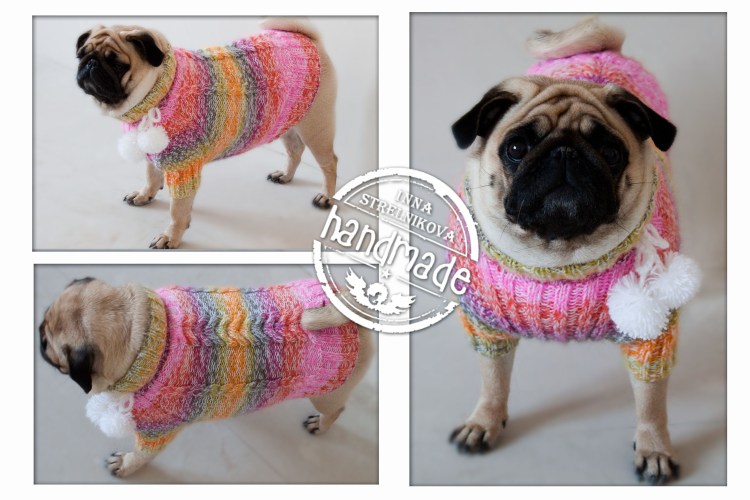 Лекало для вязки свитера на МОПСА