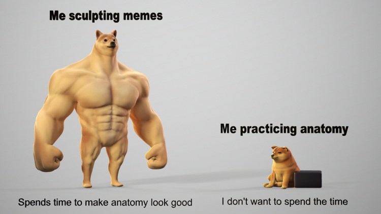 Собака качок Мем