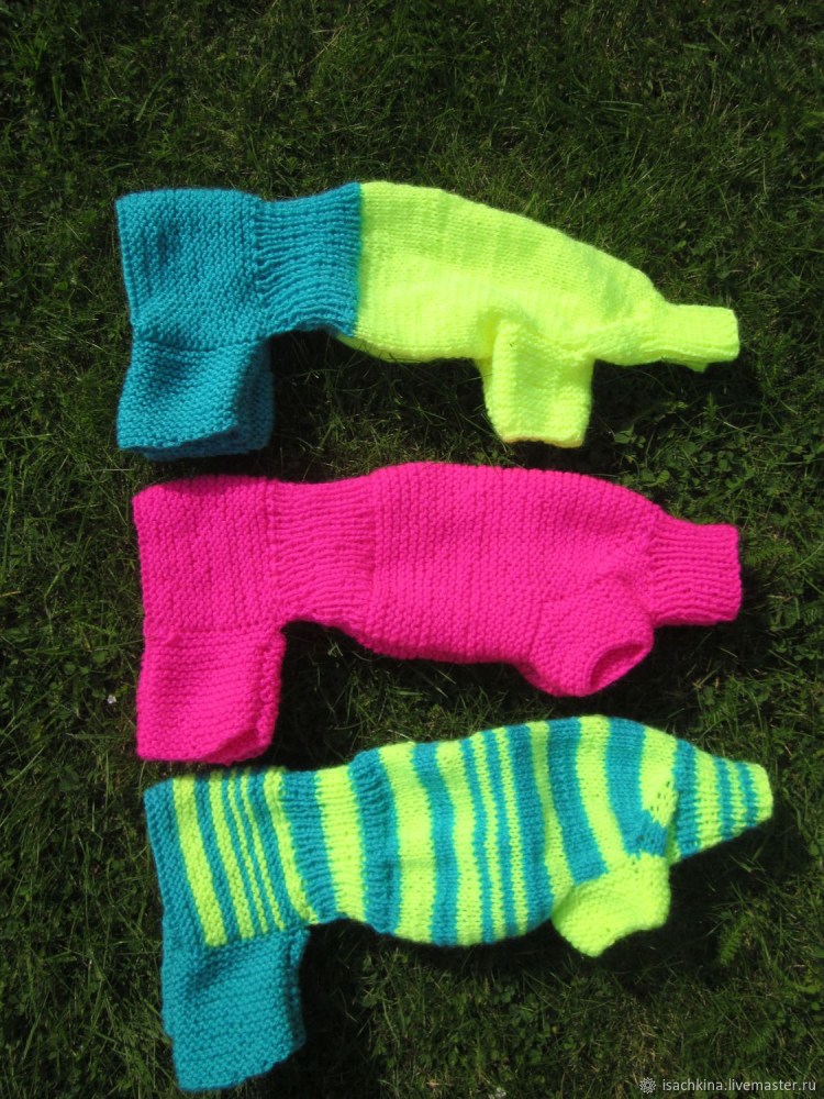 Комбинезон для собаки спицами