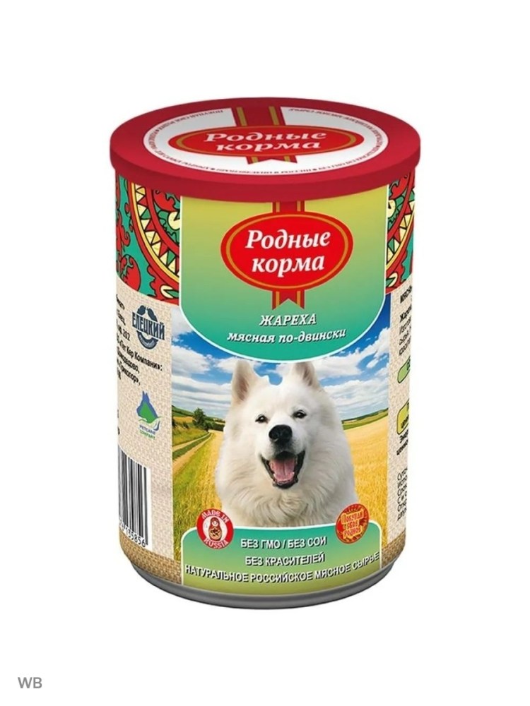 Родные корма для собак 16.38 кг