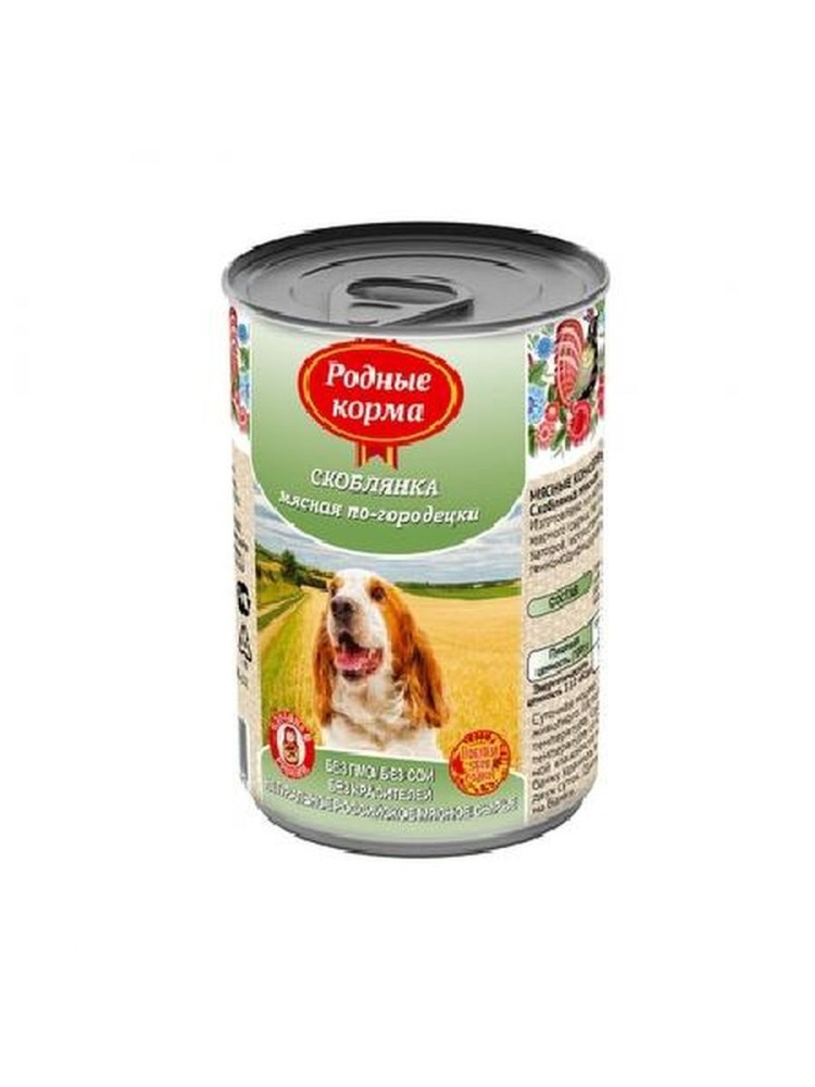 Корм для собак родные корма мясное ассорти в желе по-боярски (0.410 кг) 1 шт.