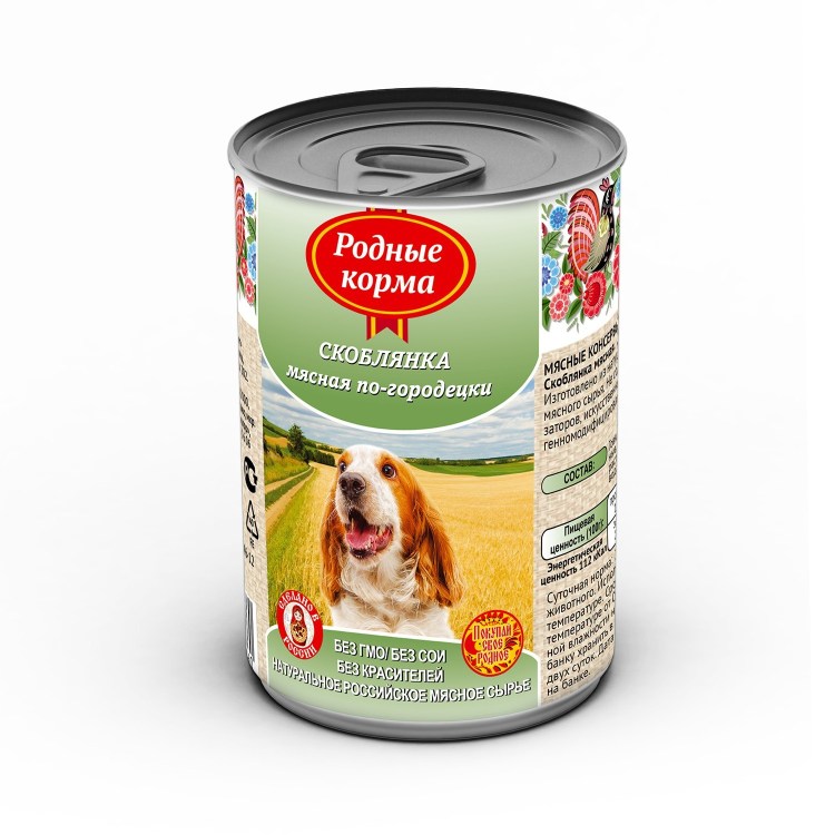 Корм для собак родные корма состав