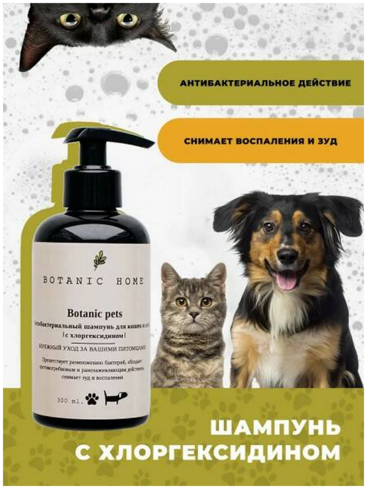 Шампунь Пчелодар антибактериальный с хлоргексидином 5