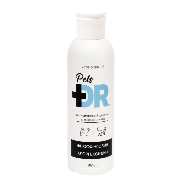 Шампунь противомикробный с хлоргексидином 4%, 150 мл
