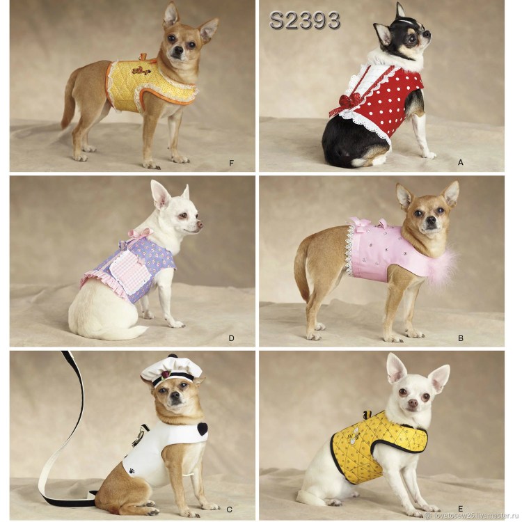 Вязаная одежда для собак мелких пород