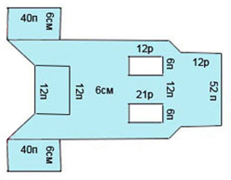 Схема вязания крючком свитера для собаки