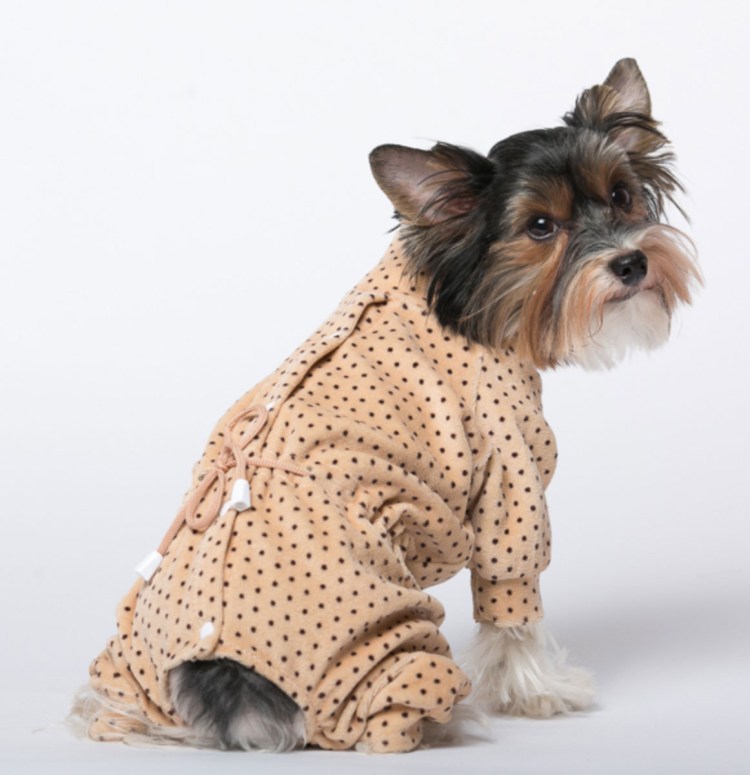 Халат шёлк для собак йорики