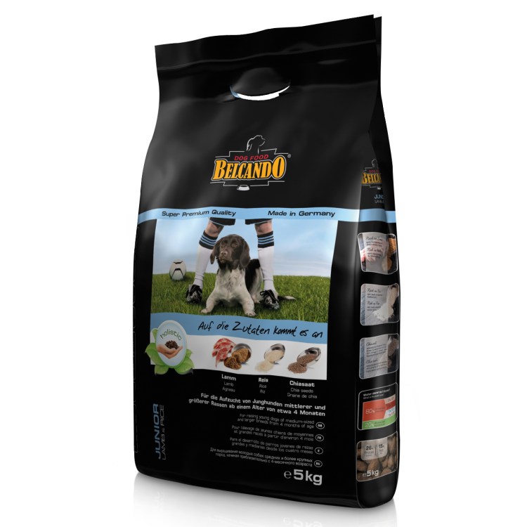 Белькандо корм для собак ягненок с рисом