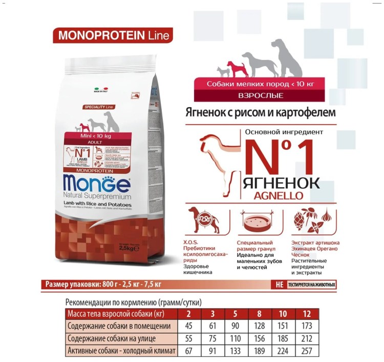 Монж для взрослых собак 30