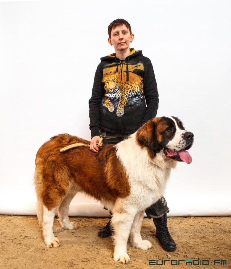 Сенбернар и алабай