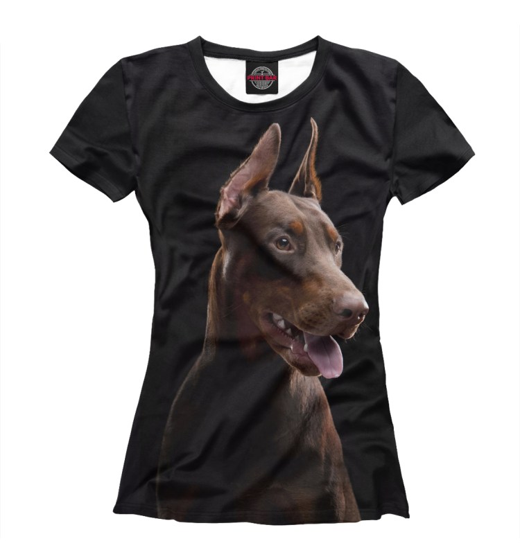 Футболка с мордой собаки