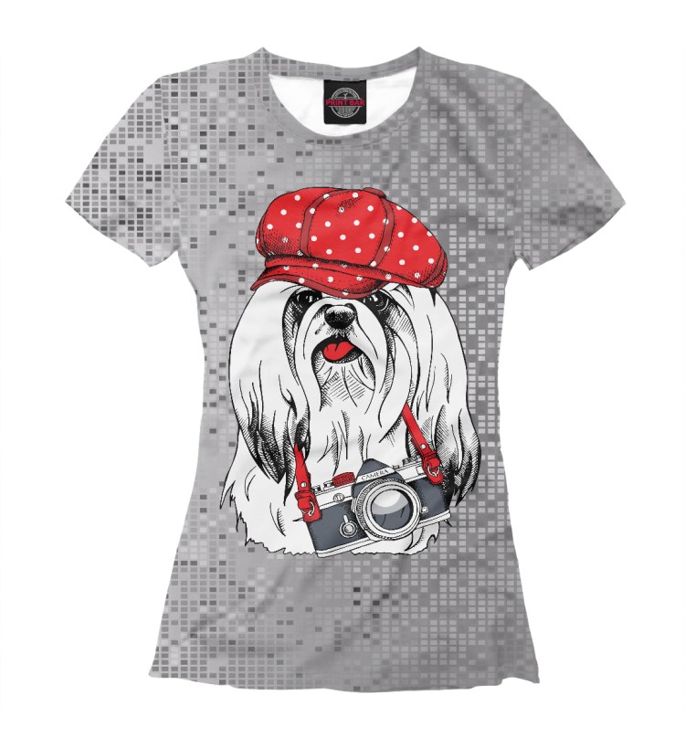 Футболка с биглем